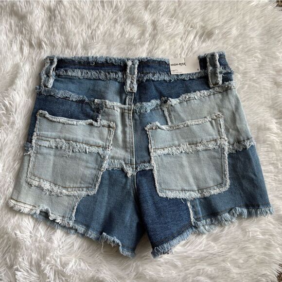 Rue 21 Jean Shorts High Rise New Womens Size 5 - Picture 2 of 8